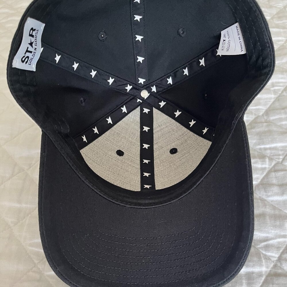 NEW Golden Goose Black Adjustable Baseball Star Hat Cap With Original Packaging - Picture 10 of 15